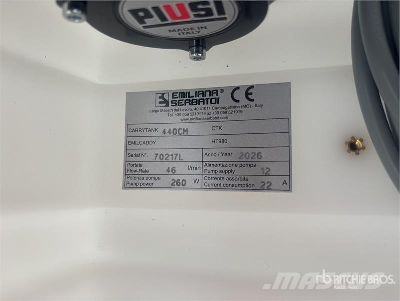 Emiliana Serbatoi EU-TANK 440 440 L Poly Portable Diesel Transfer an Serbatoi per carburante e additivi
