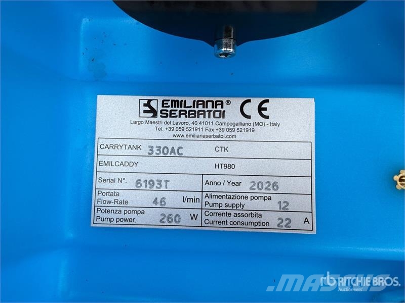 Emiliana Serbatoi EU-TANK 330 330 L Poly Portable Diesel Transfer an صهاريج الوقود والصهاريج الإضافية