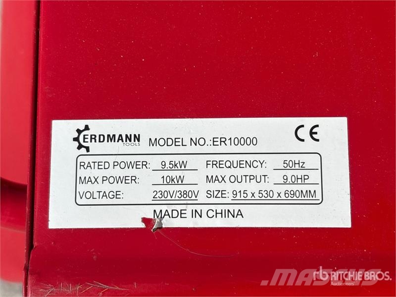 Erdmann ER10000 Portable Generator Set Egyéb Áramfejlesztők