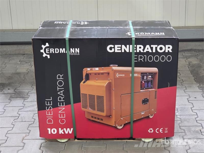  Erdmann ER10000 Portable Generator Set (Unused) Citi ģeneratori