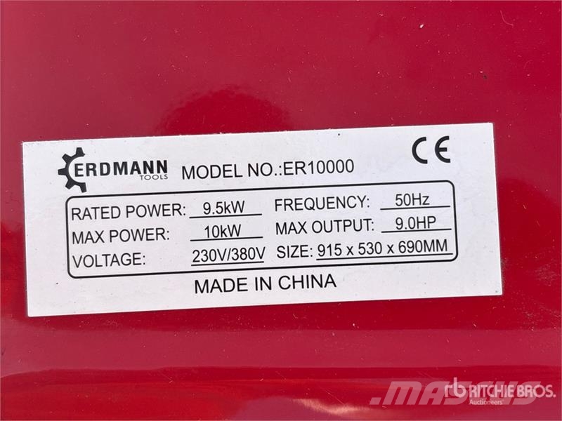 Erdmann ER10000 Portable Generator Set (Inoperable Egyéb Áramfejlesztők