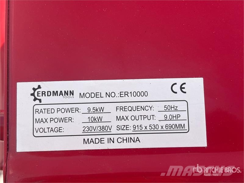 Erdmann ER10000 Portable Generator Set (Inoperable Egyéb Áramfejlesztők