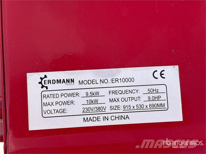 Erdmann ER10000 Portable Generator Set (Inoperable Egyéb Áramfejlesztők