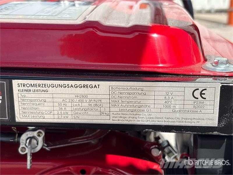 Erdmann ER9500 Generator Set (Inoperable) Dízel áramfejlesztők