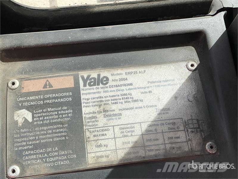 ERP25 ALF Electric Forklift (Inoperable) Electric forklifts
