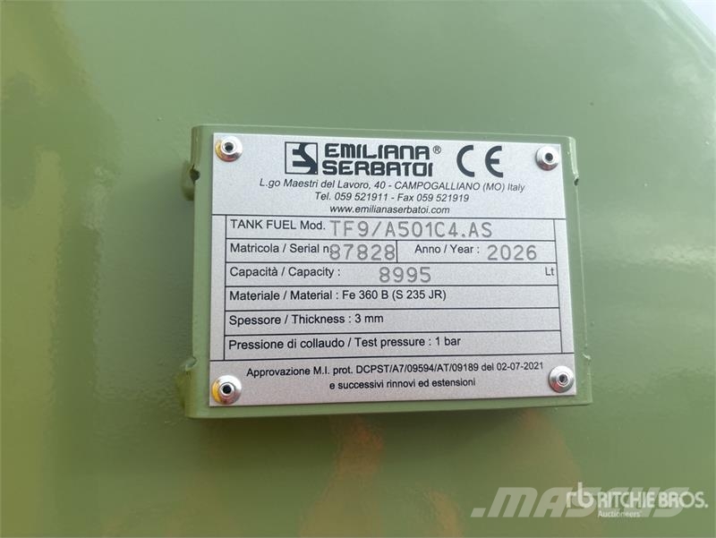 EU-TANK 9000 9000 L Steel Storage and Dispensing T صهاريج الوقود والصهاريج الإضافية