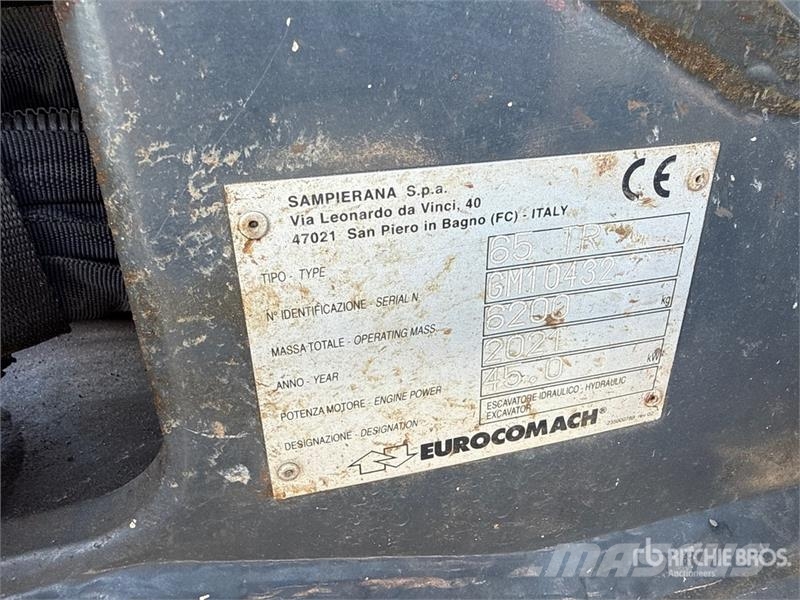 Eurocomach 65 TR Mini Excavator Mini rýpadla < 7t