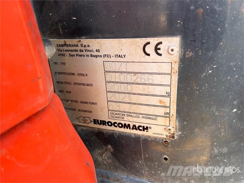 Eurocomach 90ZT Tracked Excavator Gravemaskiner på larvebånd