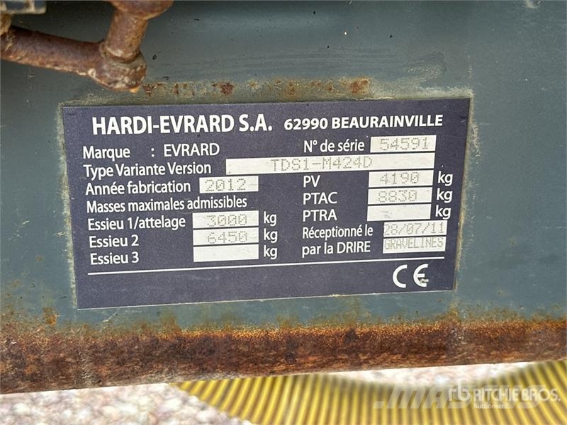 Evrard Meteor 36 m S/A Pulverisateur Traine TDS1-M424D Pu Prikabinami purkštuvai