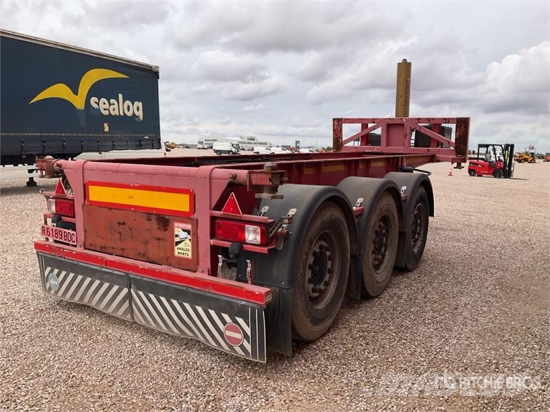  Fatih Tri/A Dump Container Trailer مقطورات حاويات