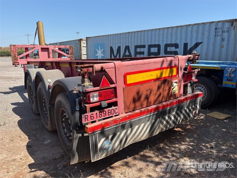 Fatih Tri/A Dump Container Trailer Containerframe/Skiploader trailers