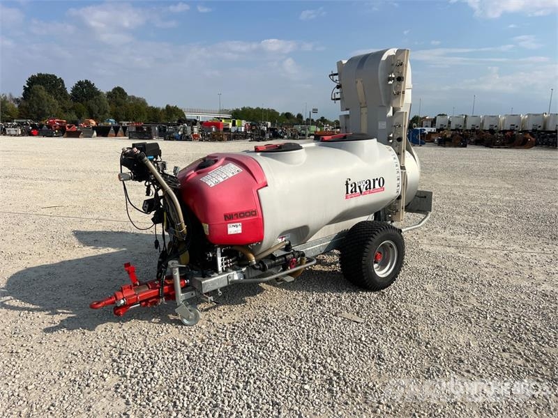  Favaro NI 1000 PSV Pull-Type Sprayer Ρυμουλκούμενα ψεκαστικά