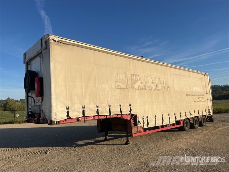 Faymonville 34 t Tri/A Semi-Remorque A Rideaux Coulissants Ave 平板拖车