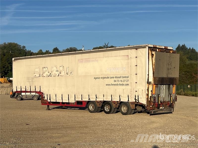 Faymonville 34 t Tri/A Semi-Remorque A Rideaux Coulissants Ave 平板拖车