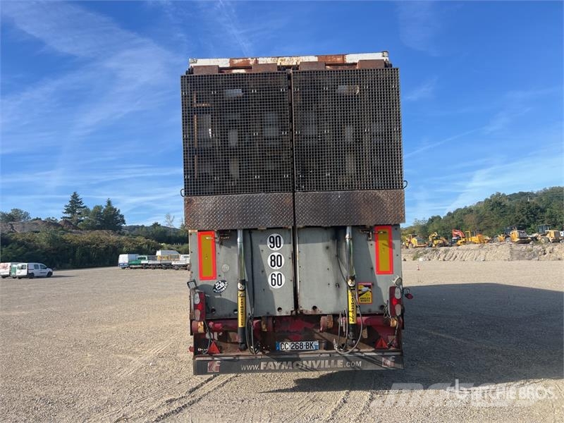 Faymonville 34 t Tri/A Semi-Remorque A Rideaux Coulissants Ave 平板拖车