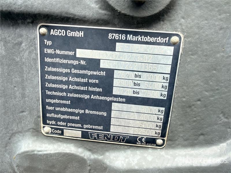 Fendt 712 Vario TMS 4WD Tractor Tractoren