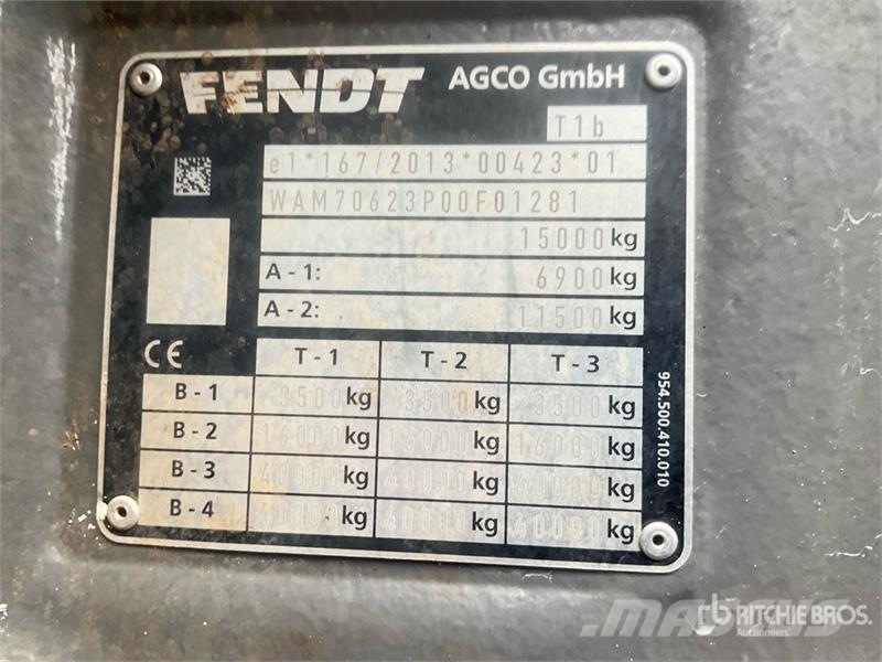 Fendt 720 Vario GEN7 Profi 4WD Tractor الجرارات