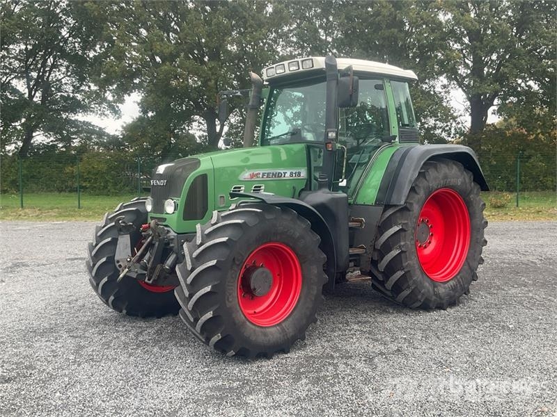 Fendt 818 Vario TMS 4WD Tractor Tractores