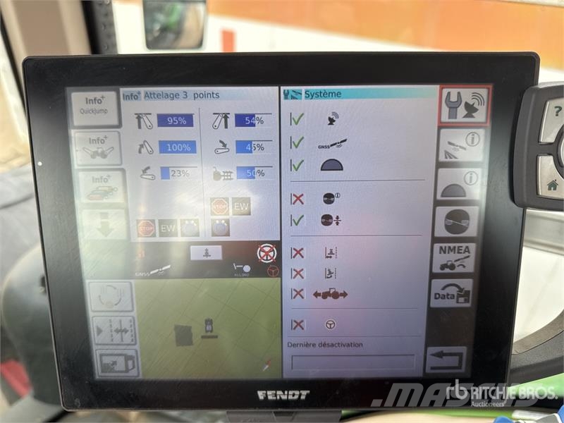Fendt 824 Profi Plus 4x4 Tracteur Agricole 4WD Tractor Tracteur