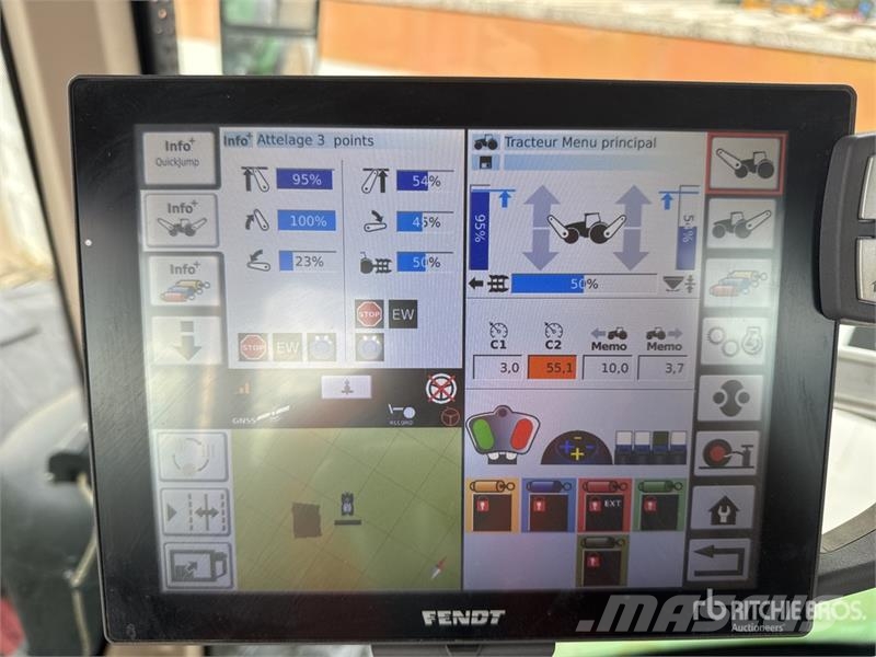 Fendt 824 Profi Plus 4x4 Tracteur Agricole 4WD Tractor Tracteur