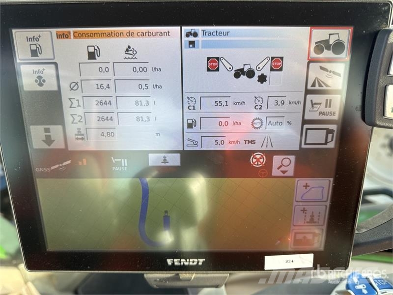 Fendt 824 Vario Profi Plus 4x4 Tracteur Agricole 4WD Tra Tracteur