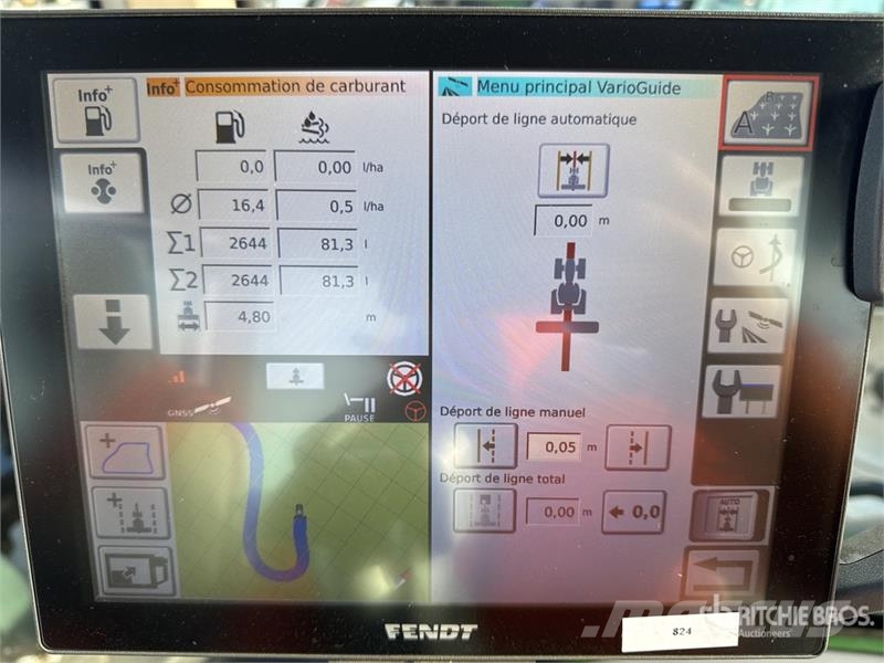 Fendt 824 Vario Profi Plus 4x4 Tracteur Agricole 4WD Tra Tracteur