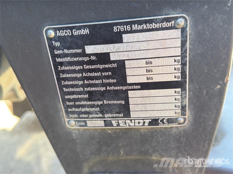 Fendt 828 Vario Traktorer