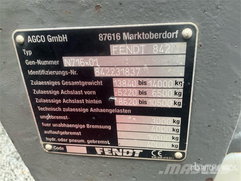 Fendt 828 Vario Traktoren