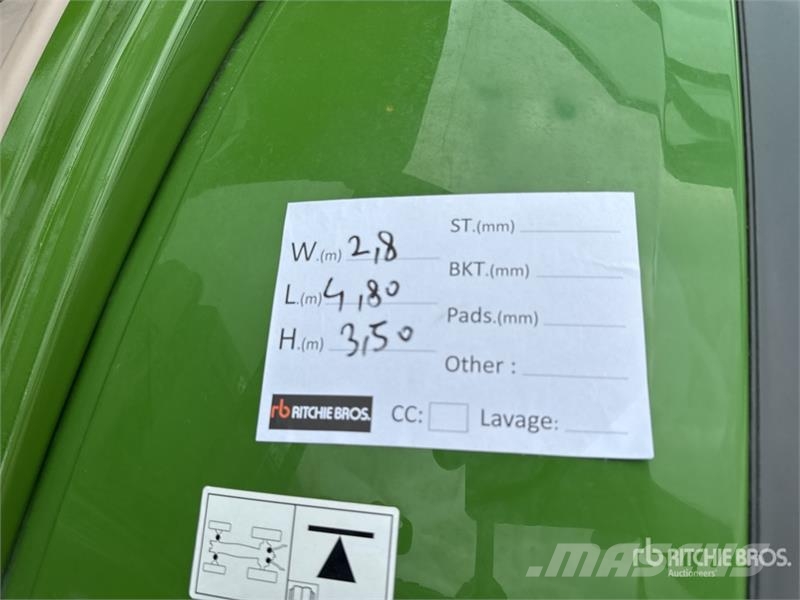 Fendt 828 Vario Profi Plus 4x4 Tracteur Agricole 4WD Tra Τρακτέρ
