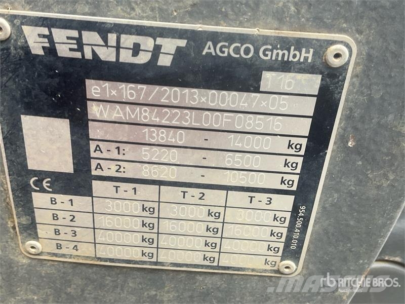 Fendt 828 Vario S4 Profi Plus 4WD Tractor Τρακτέρ