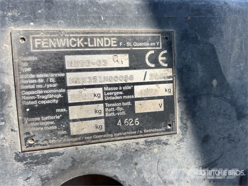  Fenwick-Linde H25D-03 2500 kg Chariot Elevateur Fo Viličarji - drugo