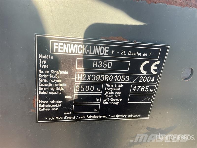 Fenwick-Linde H35D 3500 kg Forklift (Inoperable) Heftrucks overige