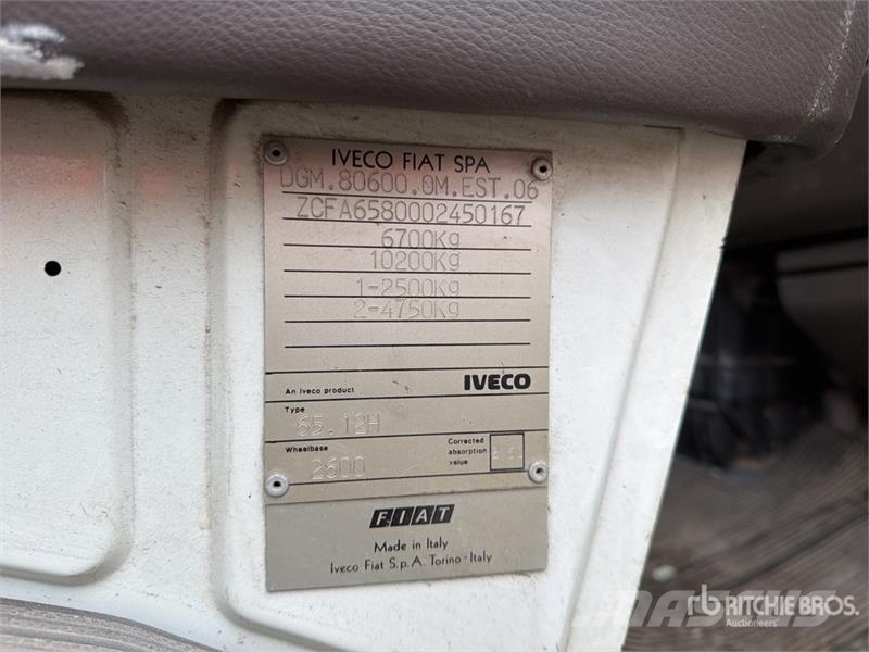 Fiat 65.12 4x2 S/A Dump Truck Camiões basculantes