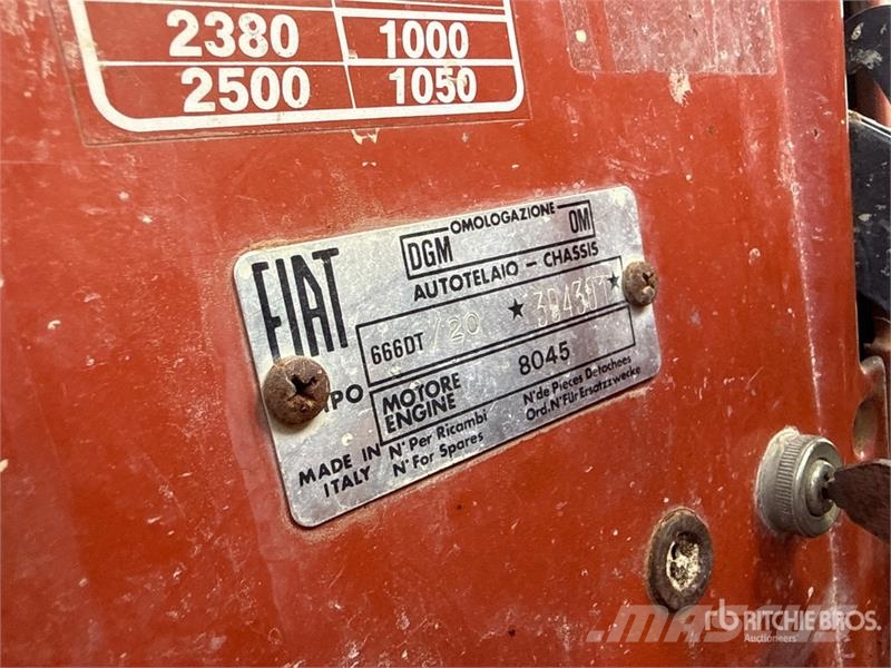 Fiat 666 DT 4WD Tractor Tratores Agrícolas usados