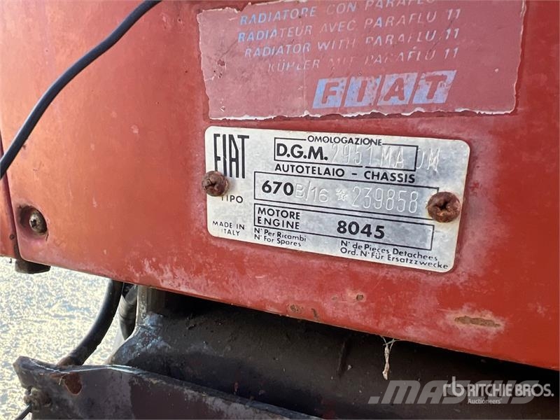 Fiat 670 H 2WD Tractor Tratores Agrícolas usados