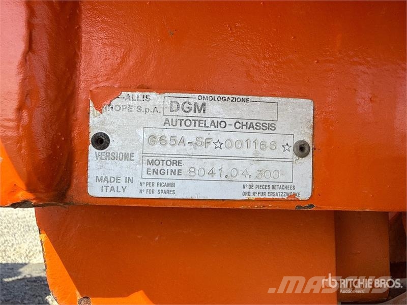 Fiat Alllis G65 Motor Grader Gréderek