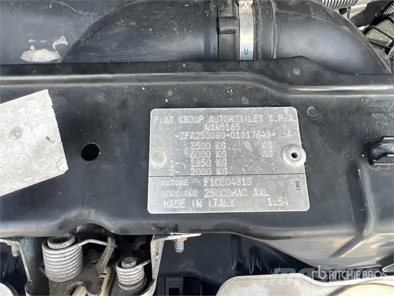 Fiat Ducato Flatbed Truck Platte bakwagens