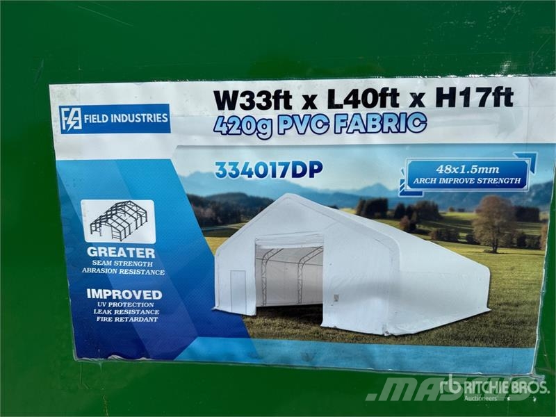 Field Industries 334017DP Storage Building (Unused Стальные каркасные здания
