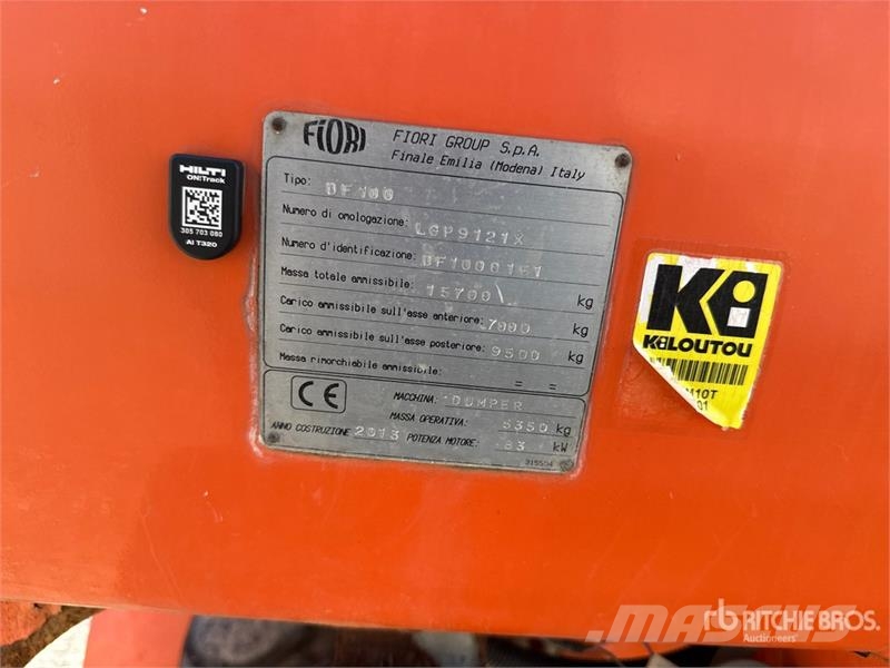 Fiori DF100 4x4 Dumper Ne cestni demperji
