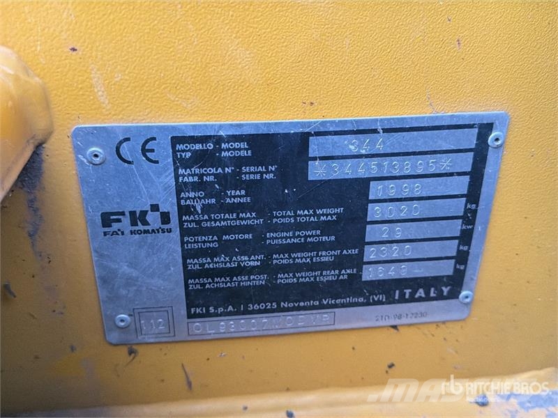  FKI 344 Skid Steer Loader Мини товарачи
