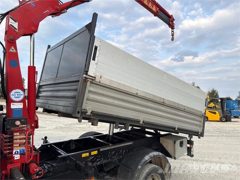 Ford Amco Veba V703 2S on Ford Transit Dump Truck with  Araç üzeri vinçler
