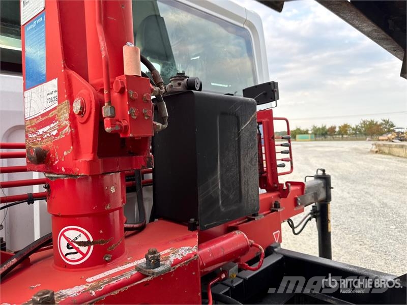 Ford Amco Veba V703 2S on Ford Transit Dump Truck with  Araç üzeri vinçler