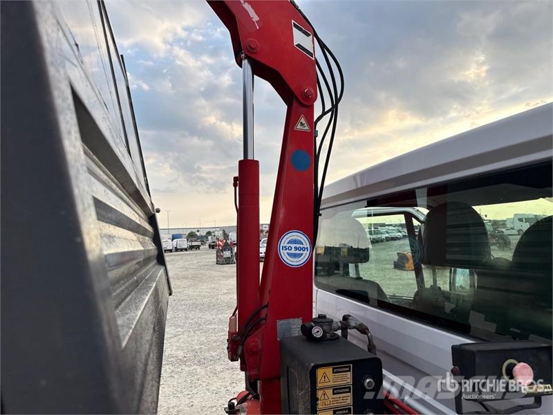 Ford Amco Veba V703 2S on Ford Transit Dump Truck with  Araç üzeri vinçler