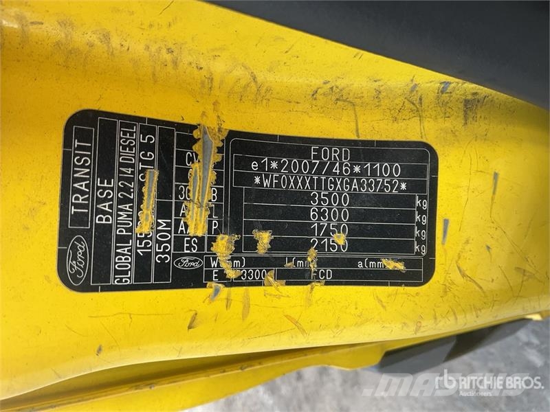 Ford Transit Gesloten bedrijfswagens