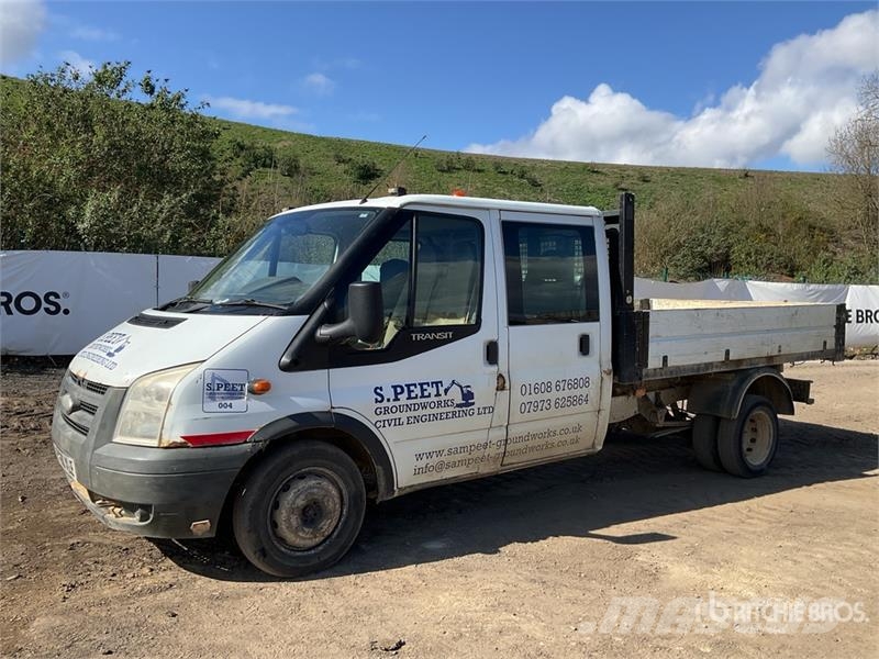 Ford Transit 4x2 Crew Cab Flatbed Truck Platte bakwagens