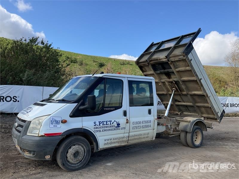 Ford Transit 4x2 Crew Cab Flatbed Truck Platte bakwagens