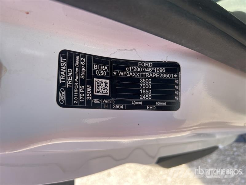 Ford Transit Camion Benne Dump Truck Tippbilar