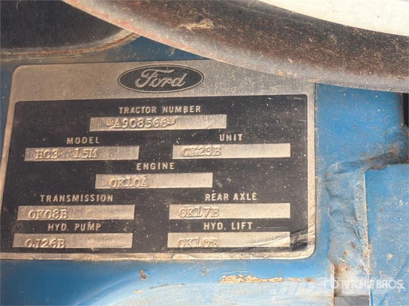 Ford TW 20 4WD Tractor Traktori