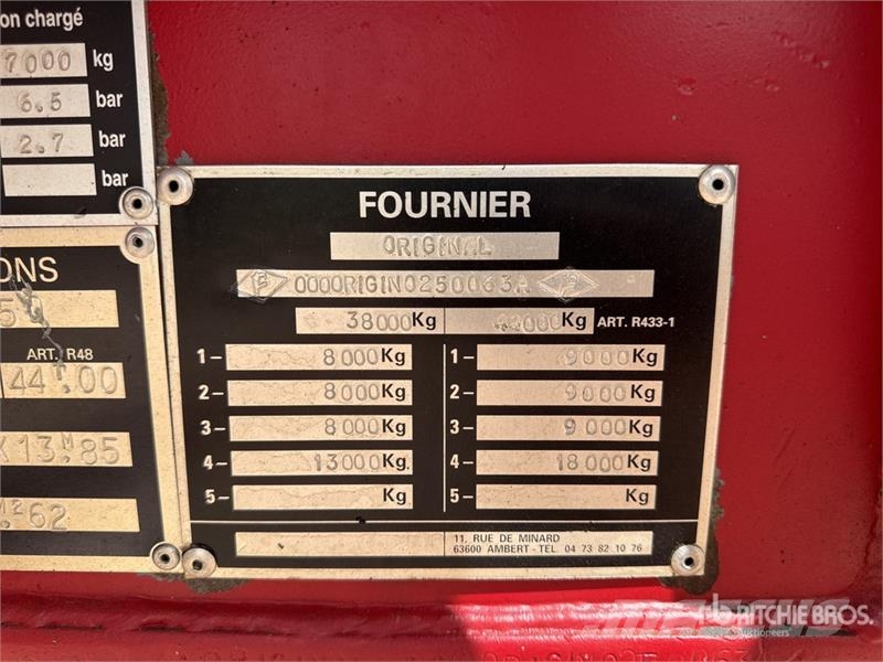 Fournier Original Remorque Porte-Grume Extentable Timmersläp