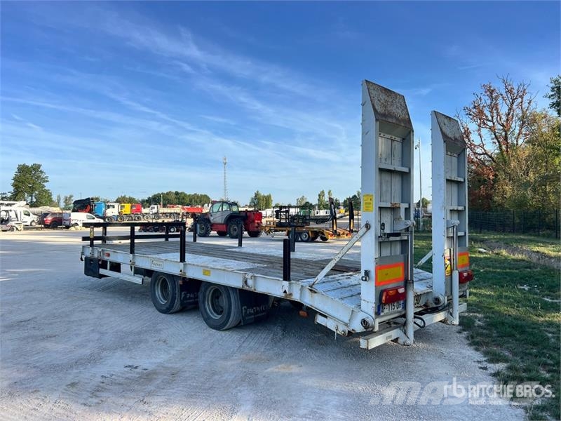  Fournier T/A Remorque Porte Engin 2 Essieux Lowboy Reboques carga baixa